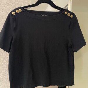 J Crew Black T-Shirt